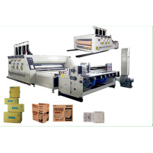 Máquina automática de impressão e corte de papelão